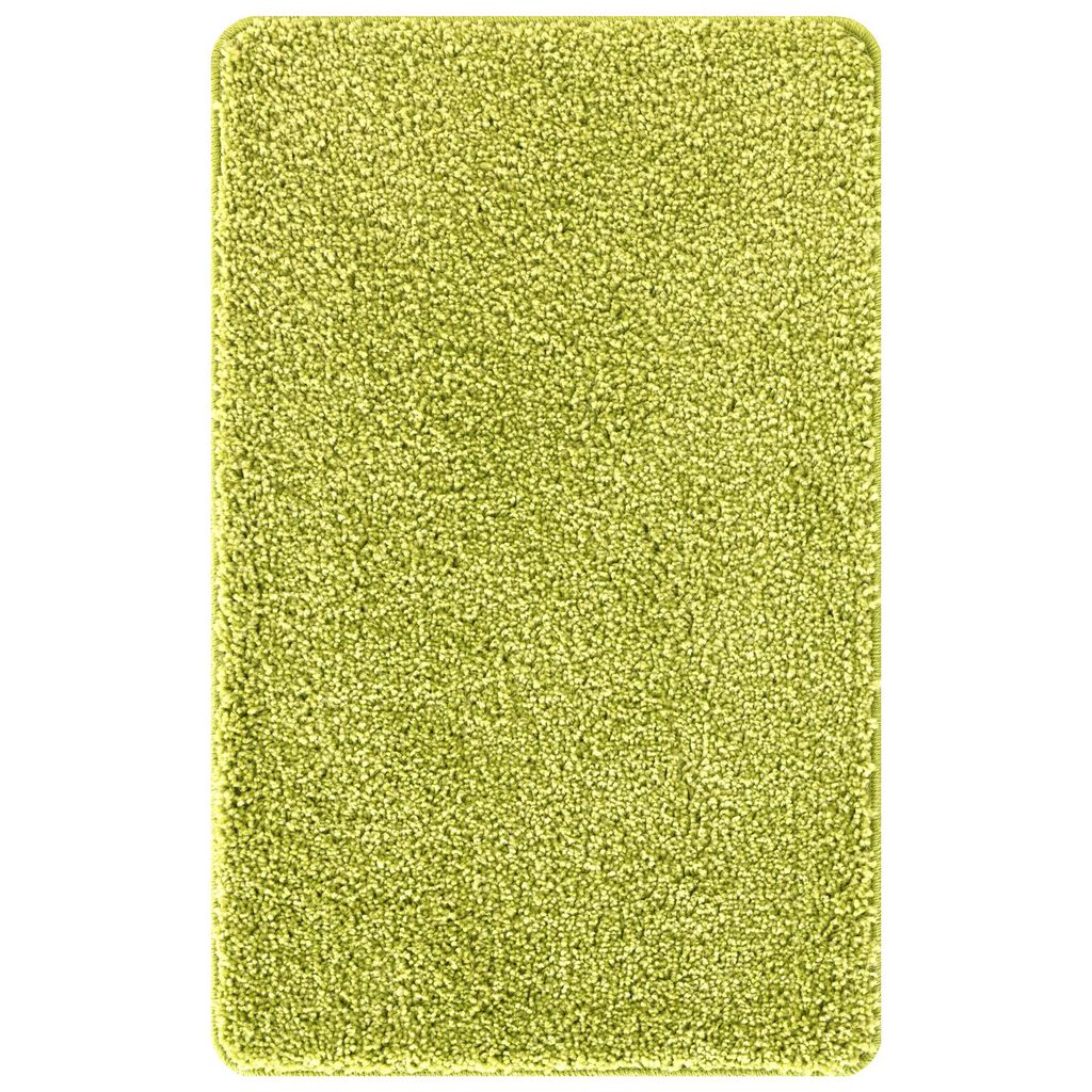 vidaXL Bath Mat Rectangular Green 50x80 cm Polypropylen Non-Slip