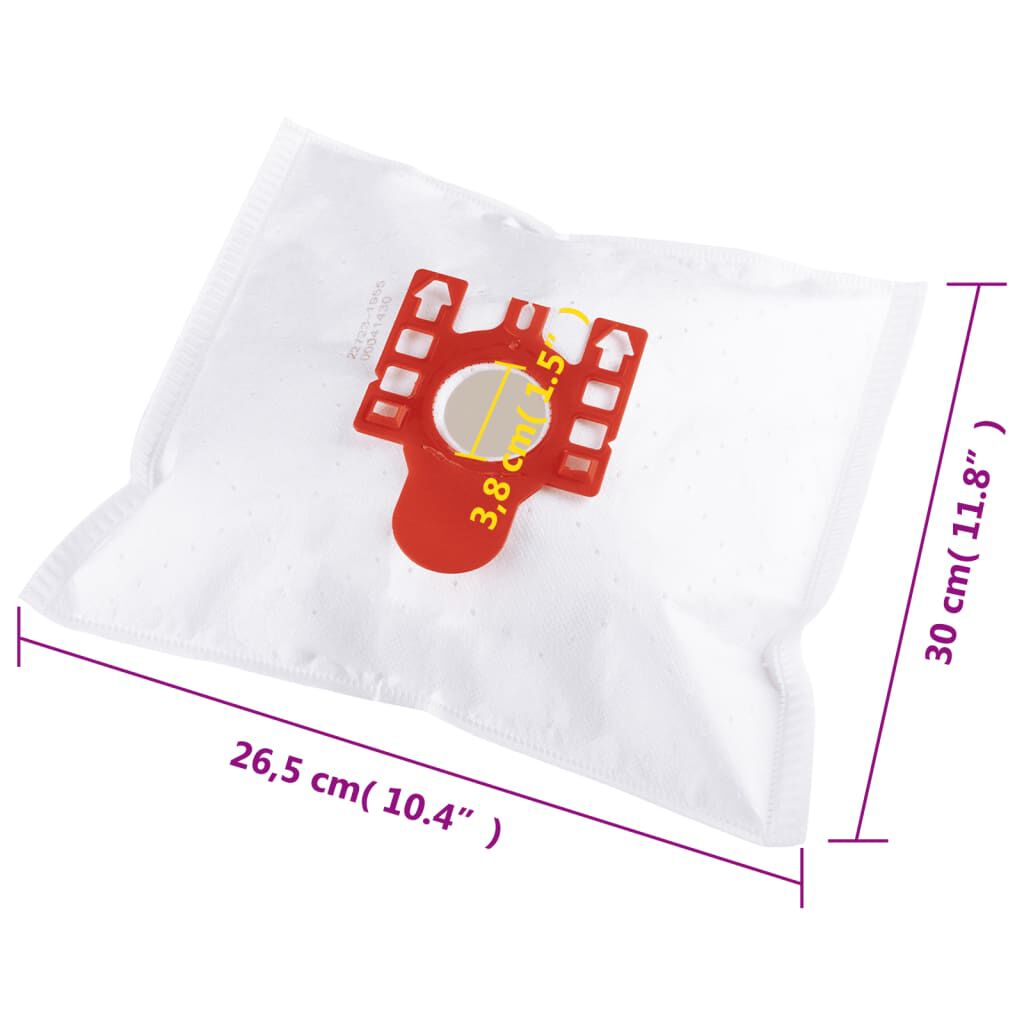 vidaXL Vacuum Cleaner Bags for Miele FJM 20 pcs
