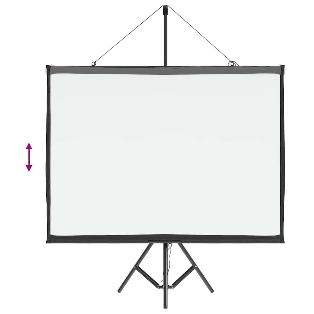 vidaXL Projection Screen with Tripod 50 Inch 4:3