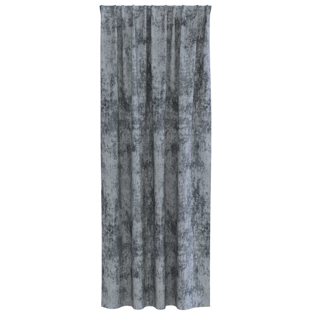 vidaXL Velvet Curtains 2 pcs with Eyelets Silver Grey 225x140 cm