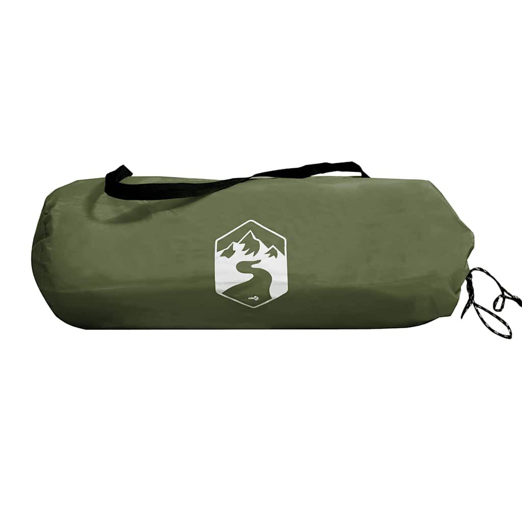 vidaXL Fishing Tent 5-Person Olive Green Waterproof