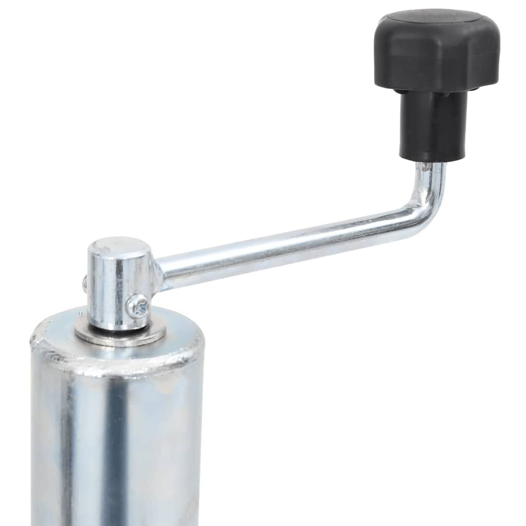 vidaXL Trailer Jack Wheel 60 mm with 2 Support Tubes and 3 Split Clamps