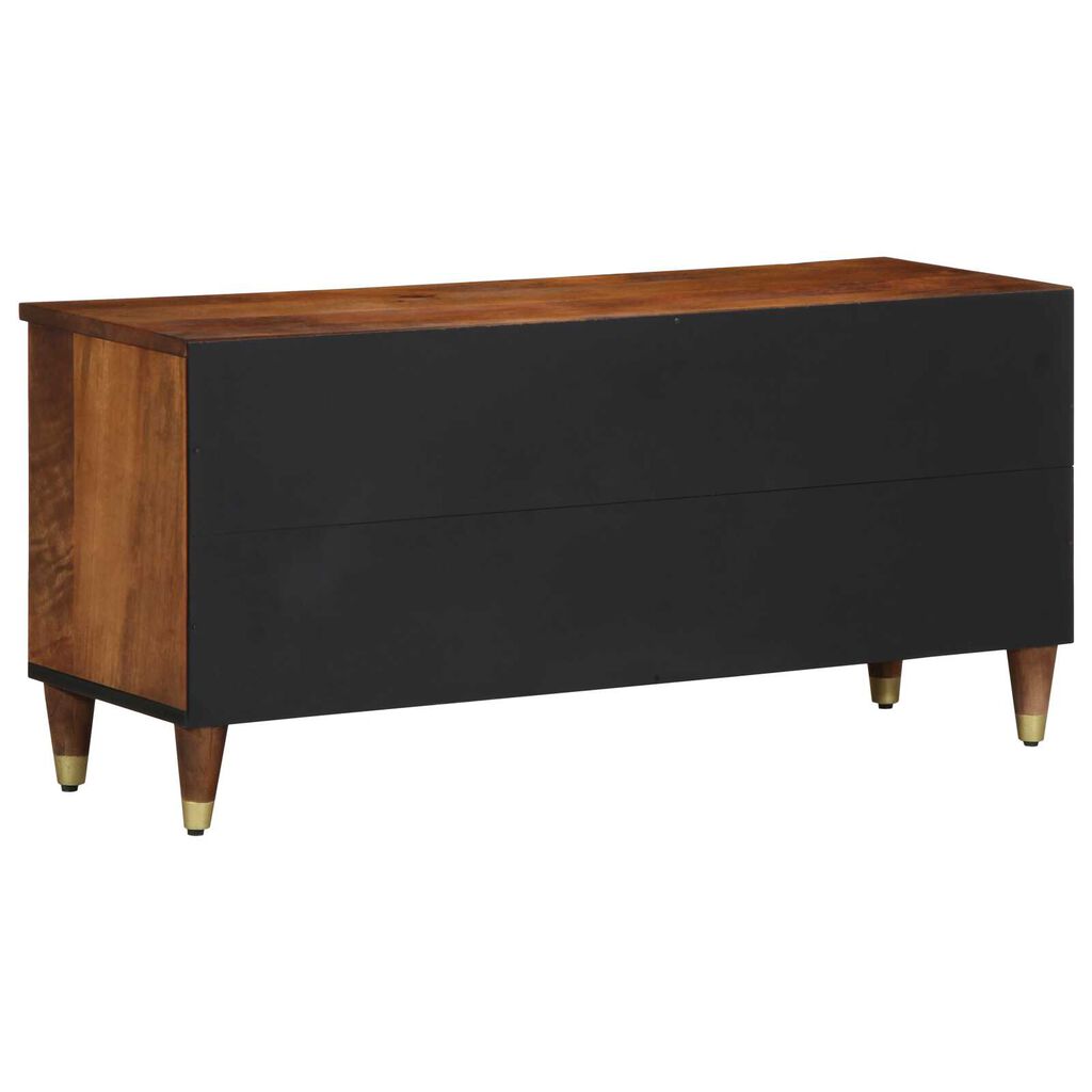 vidaXL TV Cabinet 100x33x46 cm Solid Wood Mango