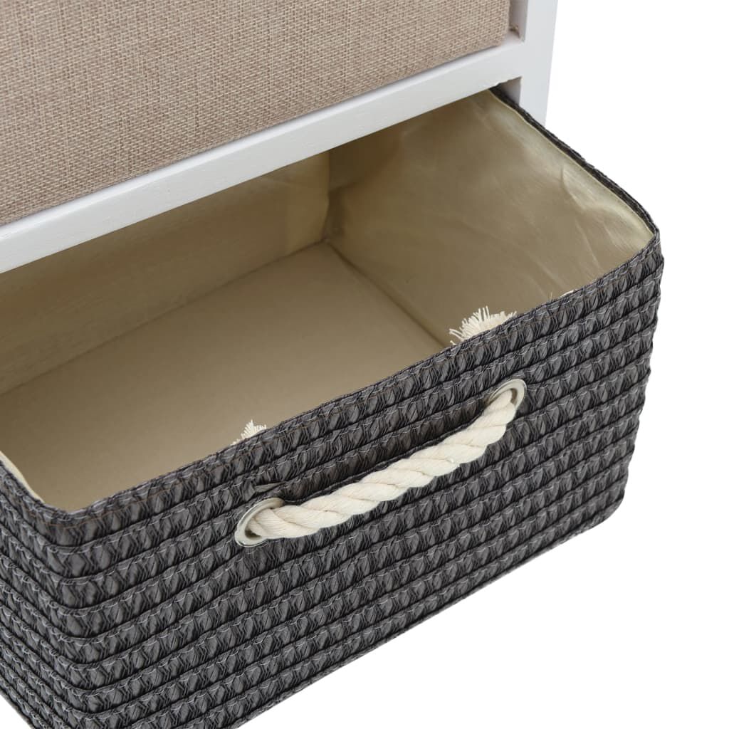 vidaXL Storage Cabinet 4 Drawers Wood