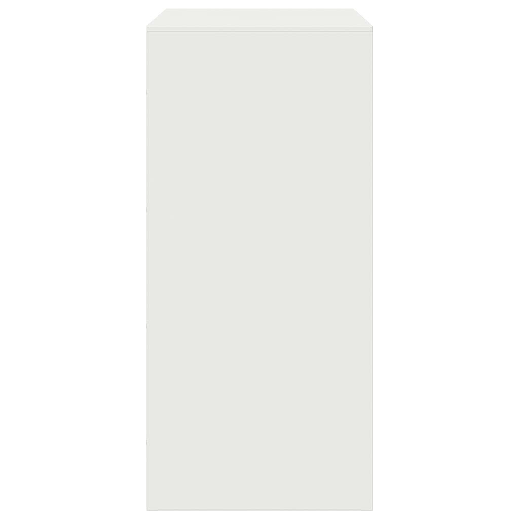 vidaXL Sideboard White 67x39x83 cm Steel